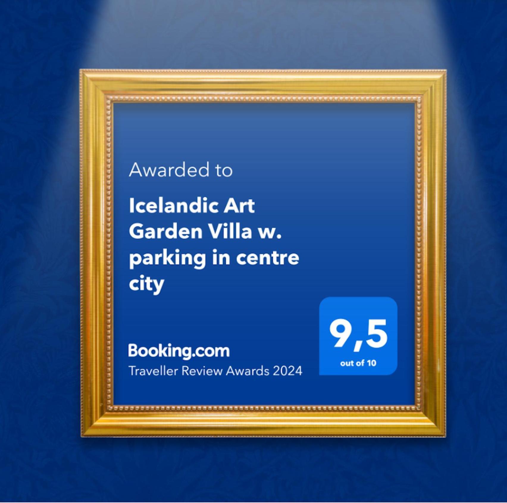 Icelandic Art Garden Villa W. Parking In Centre City Reykjavík Eksteriør bilde